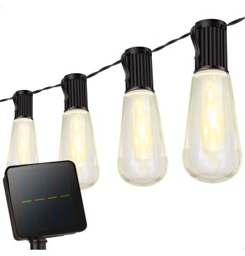 Guirlande d'ampoules extérieures 10 LEDS