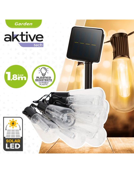 Guirlande d'ampoules extérieures 10 LEDS