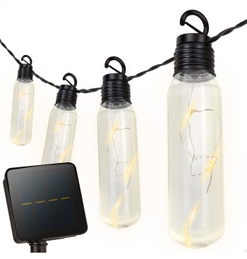 Guirlande extérieure à 10 ampoules avec 50 LED