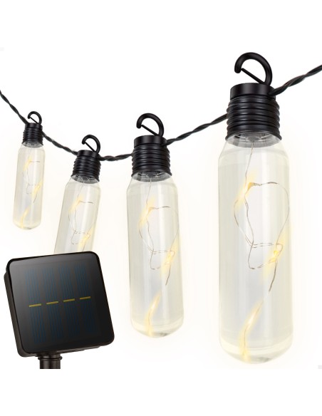 Guirlande extérieure à 10 ampoules avec 50 LED