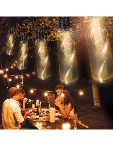 Guirlande extérieure à 10 ampoules avec 50 LED