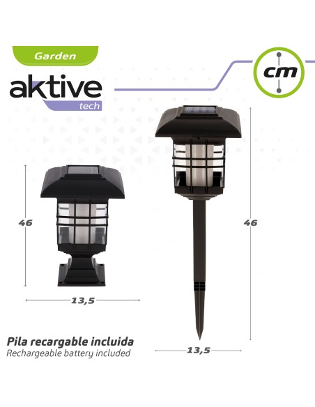 Farolillo solar luz LED 2 en 1