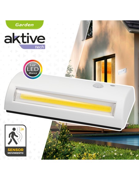 Lampe de jardin LED étanche 85 lumens avec détecteur de mouvement