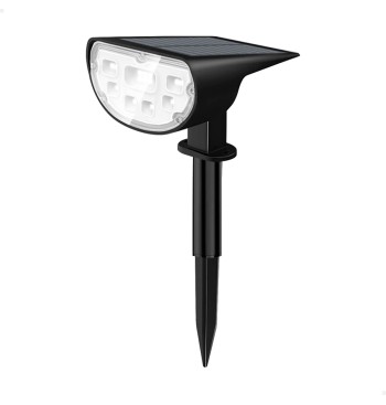 Spot solaire extérieur à LED multicolore avec piquet pour...