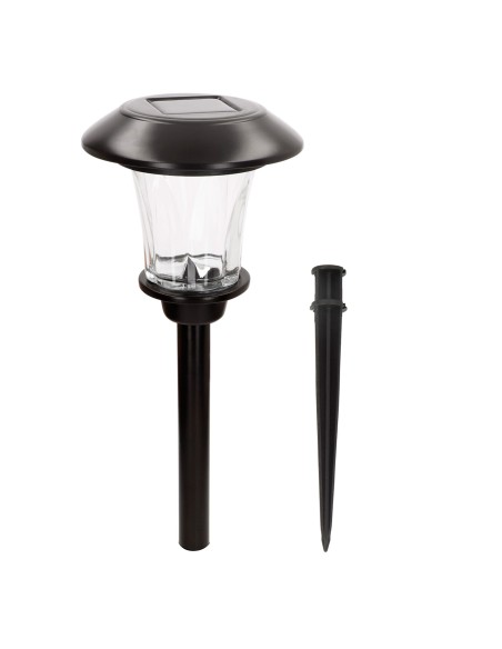 Lot de 8 balises solaires LED 15x15x49 cm