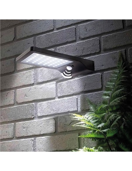 Lot de 2 lampes solaires LED 11x19 cm