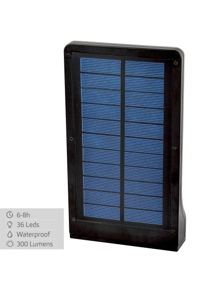 Lot de 2 lampes solaires LED 11x19 cm