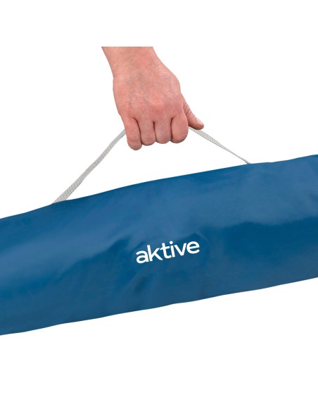 Lit de camping pliant bleu