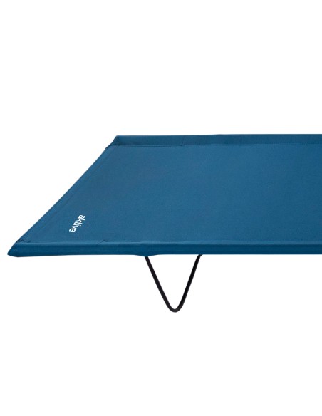 Lit de camping pliant bleu