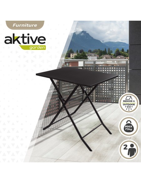 Table de jardin pliante carrée