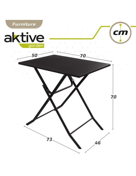 Table de jardin pliante carrée
