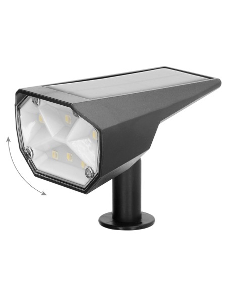 Lot de 6 balises solaires LED multicolores 8x11x37 cm