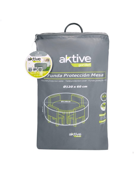 Housse de protection imperméable pour table ronde Ø120 cm