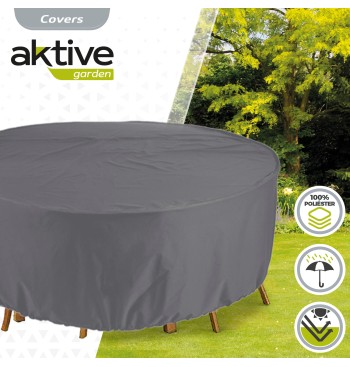 Housse de protection imperméable pour table ronde Ø120 cm 2