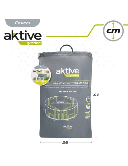 Housse de protection imperméable pour table ronde Ø120 cm