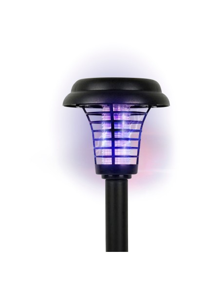 Lot de 4 balises anti-moustiques solaires LED 2 en 1
