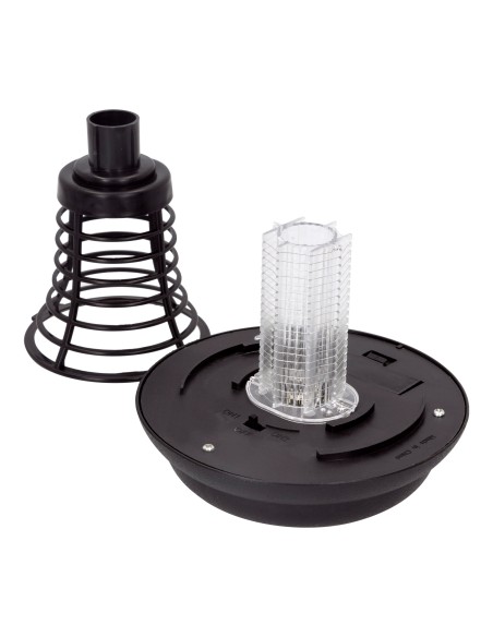 Lot de 4 balises anti-moustiques solaires LED 2 en 1