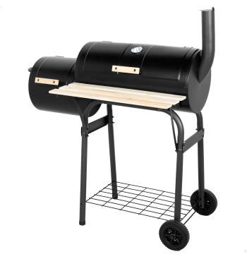 Barbecue et fumoir portatifs au charbon de bois
