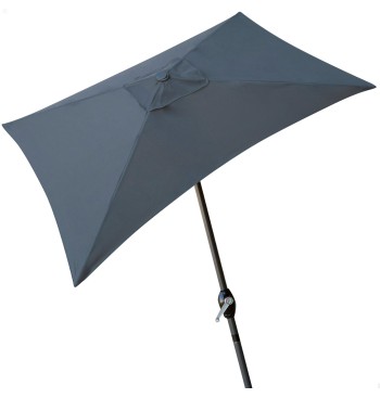 Parasol de balcon 200x120 cm mât aluminium coloris...