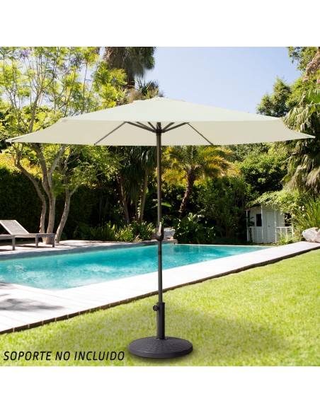 Parasol pour terrasse et jardin Ø270 cm avec protection UV50