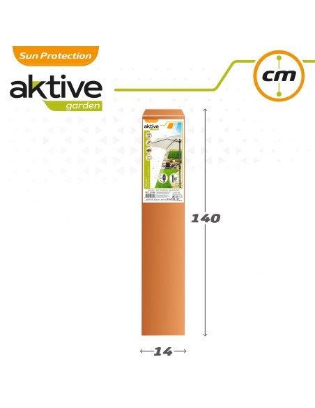 Parasol pour terrasse et jardin Ø270 cm avec protection UV50