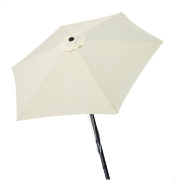 Parasol de jardin hexagonal Ø270 cm avec système à double...