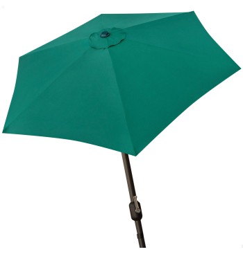 Parasol hexagonal Ø300 cm coloris vert Jardin