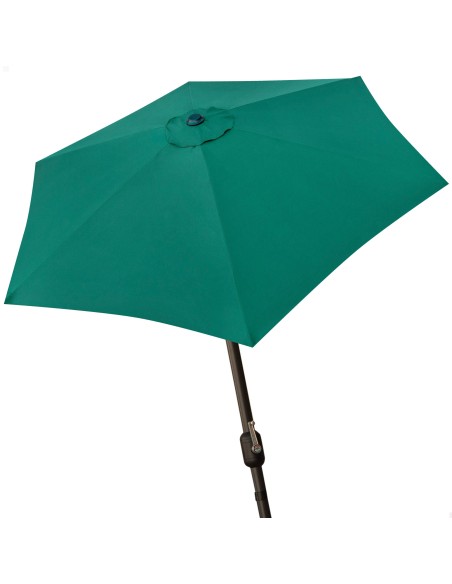 Parasol hexagonal Ø300 cm coloris vert Jardin