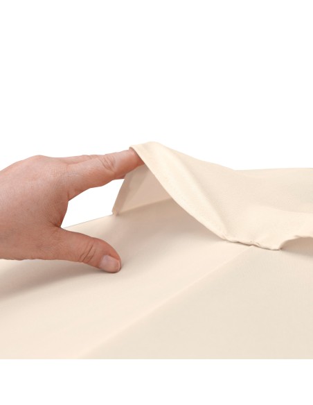 Parasol pour jardin et terrasse Ø250 cm crème