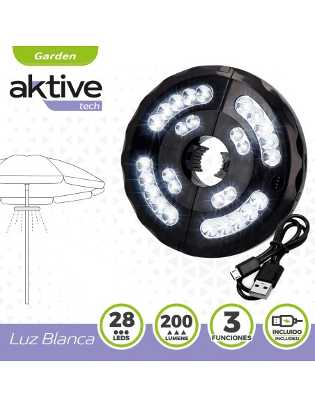 Lámpara LED para sombrilla Ø20 cm