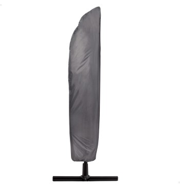 Housse de parasol de jardin max. Ø420 cm gris