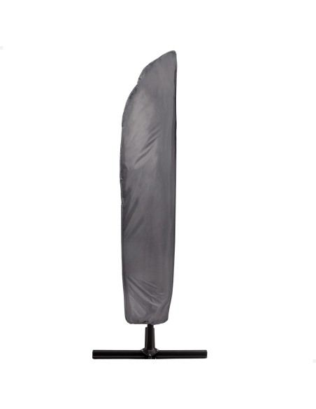Housse de parasol de jardin max. Ø420 cm gris