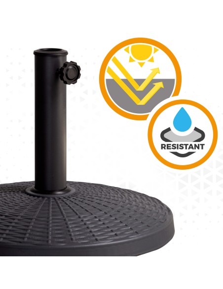 Support parasol- 44,5x33x5 cm- 10 kg- tube 38/48