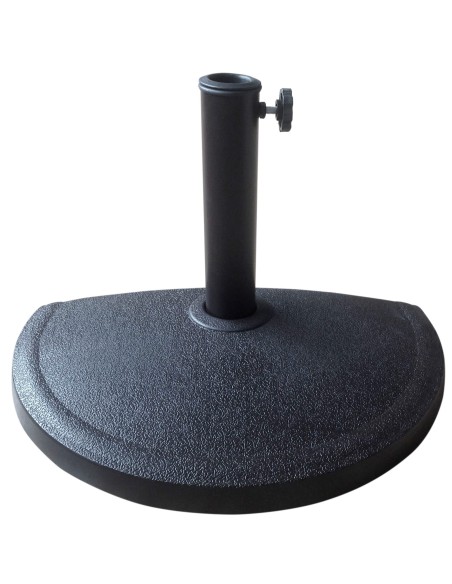 Support de parasol semi-circulaire en résine Ø38 - 48 mm