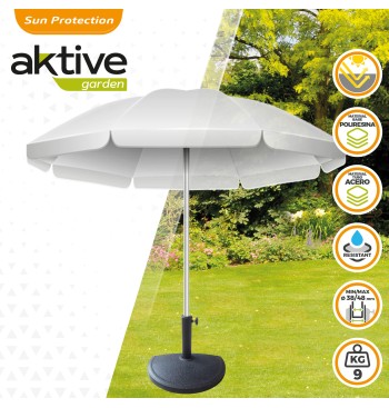 Support de parasol semi-circulaire en résine Ø38 - 48 mm 2