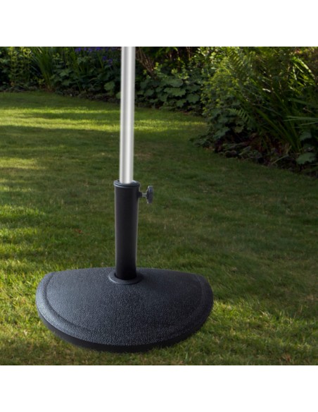Support de parasol semi-circulaire en résine Ø38 - 48 mm