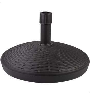 Pied de parasol circulaire anthracite 25-48 mm