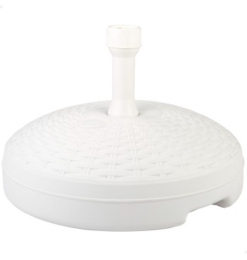 Pied de parasol circulaire blanc 19-33 mm