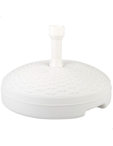 Pied de parasol circulaire blanc 19-33 mm