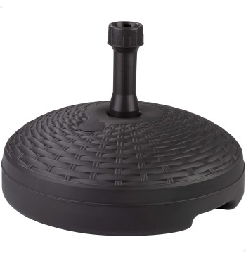 Pied de parasol circulaire anthracite 19-33 mm