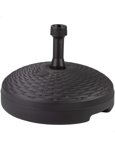 Pied de parasol circulaire anthracite 19-33 mm