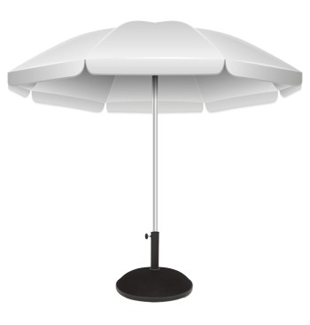 Support de parasol rond en ciment Ø35/48 mm 2