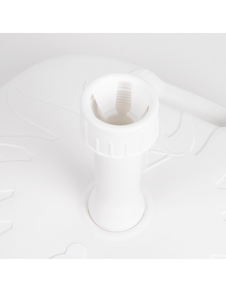 Base carrée pour parasol 20/32 mm blanc