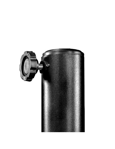 Base carrée pour parasol Ø38/48 mm coloris noir