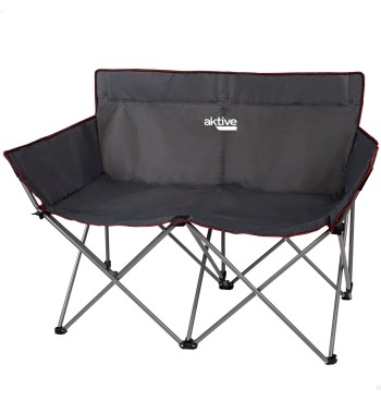 Chaise de camping pliante double