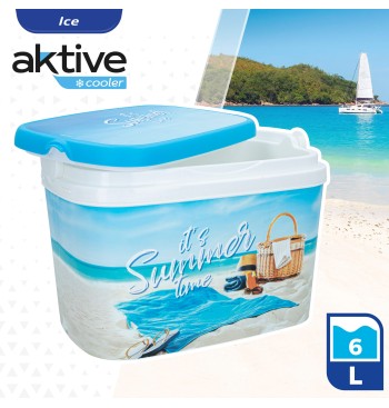 Glacière de plage 6 litres 29x19x20,5 cm 2