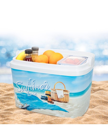 Glacière de plage 6 litres 29x19x20,5 cm
