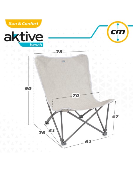 Chaise de camping pliante