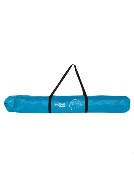 Tente brise-vent et plage pour 4 personnes avec sol, porte et fenêtres