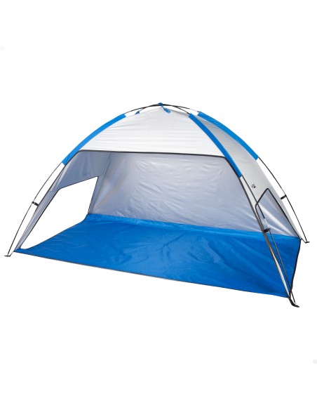 Tente brise-vent et plage pour 2 personnes UV50 avec fenêtres et sol